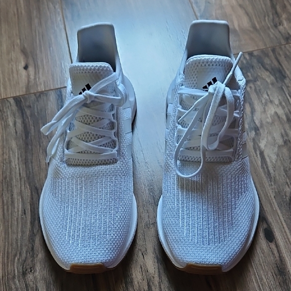 Adidas White Swift Running Mesh Sneakers main image 8